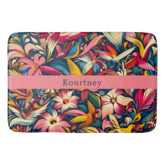 Alfombrilla De Baño Arte de jardín abstracto moderno