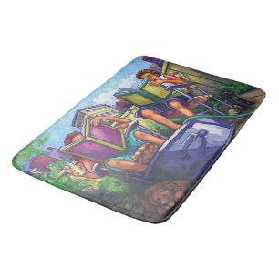 Alfombrilla De Baño Arte de lectura en verano