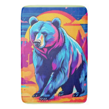 Arte de oso vibrante