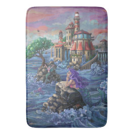 Alfombrilla De Baño Arte del Castillo de la Sirena