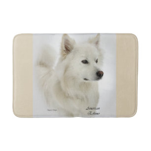 Alfombrilla De Baño Arte Eskimo Dog de Estados Unidos