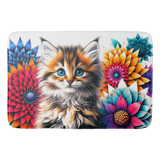 Alfombrilla De Baño Arte gatito (Anverso)