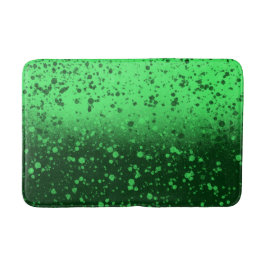 Alfombrilla De Baño Arte minimalista esmeralda rico