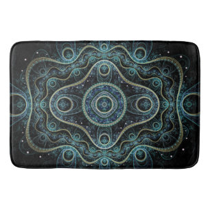 Alfombrilla De Baño Arte místico del Grand Royal Julian Fractal Mandal