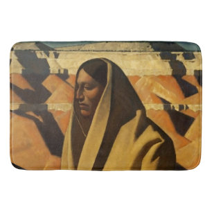Alfombrilla De Baño Arte occidental “Conocedor de la Tierra” de Maynar