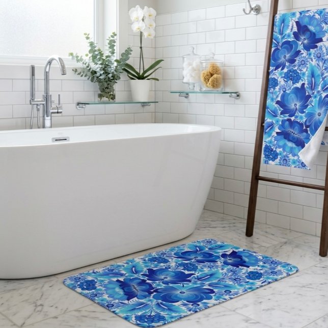 Alfombrilla De Baño Arte popular tradicional ucraniano de Petrikivka. (Subido por el creador)