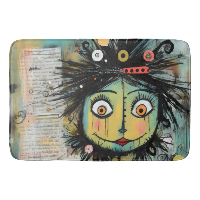 Alfombrilla De Baño ArtLady 16 Encantadora y angustiada (Anverso)