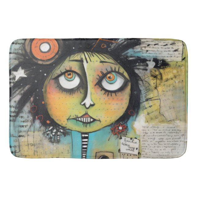 Alfombrilla De Baño ArtLady 19 Encantadora y angustiada (Anverso)