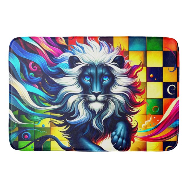 Alfombrilla De Baño Artsy Lion (Anverso)