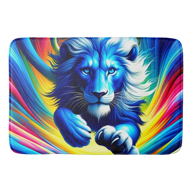 Alfombrilla De Baño Artsy Lion (Anverso)