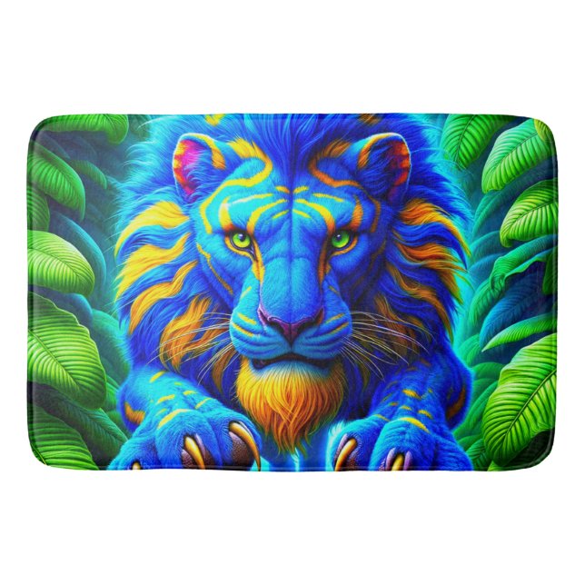 Alfombrilla De Baño Artsy Lion (Anverso)