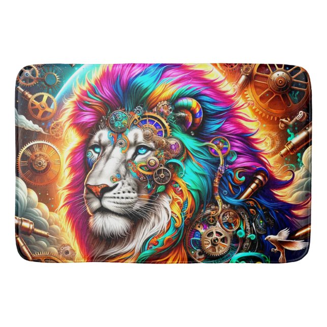 Alfombrilla De Baño Artsy Lion (Anverso)