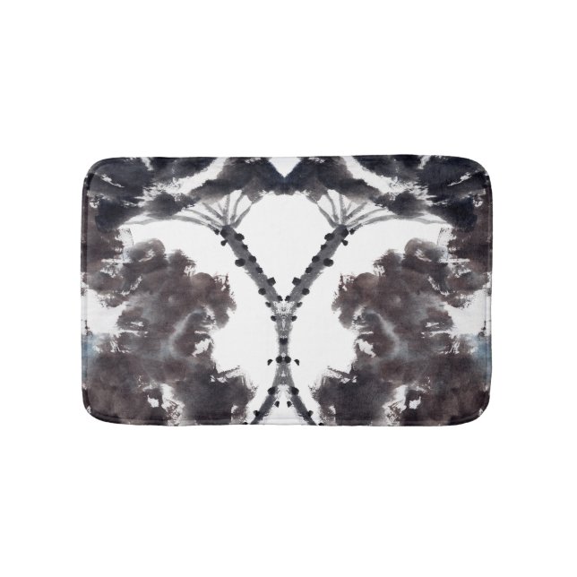 Alfombrilla De Baño Asiatische Kunst mit Lotusblätter Motiv (Anverso)