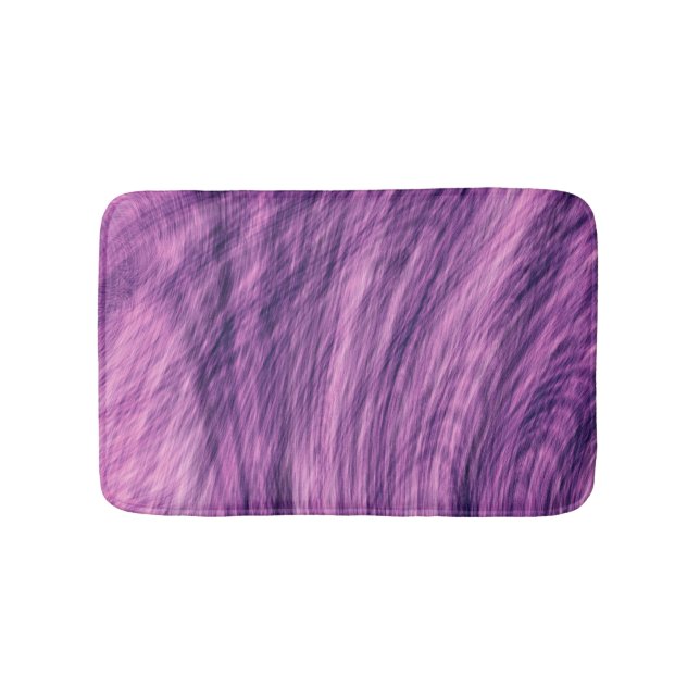 Alfombrilla De Baño Aspecto de pelaje púrpura (Anverso)