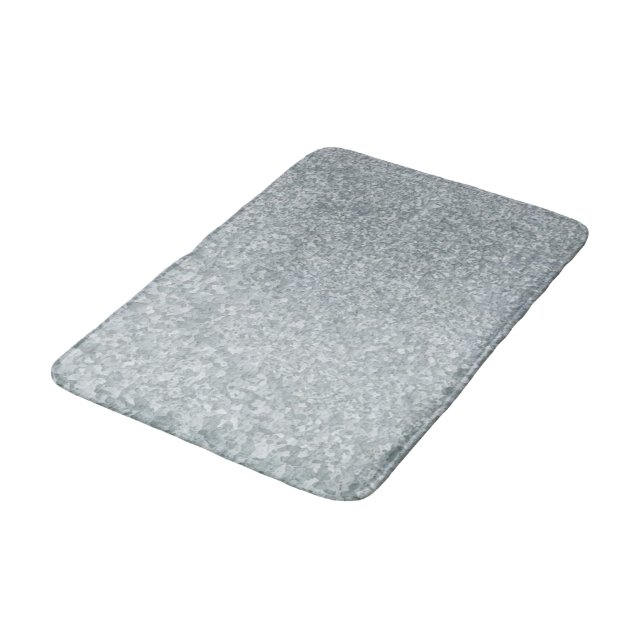 Alfombrilla De Baño Aspecto metalizado galvanizado (Angular)