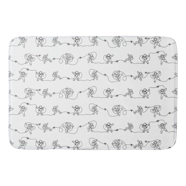 Alfombrilla De Baño Astronauta Bath Mat (Anverso)