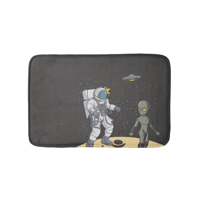 Alfombrilla De Baño Astronauta y extranjera (Anverso)