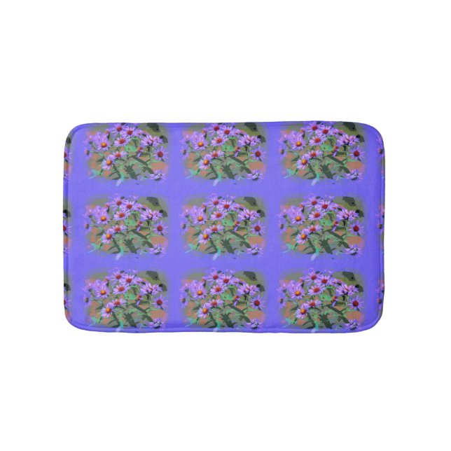 Alfombrilla De Baño astros morados (Anverso)