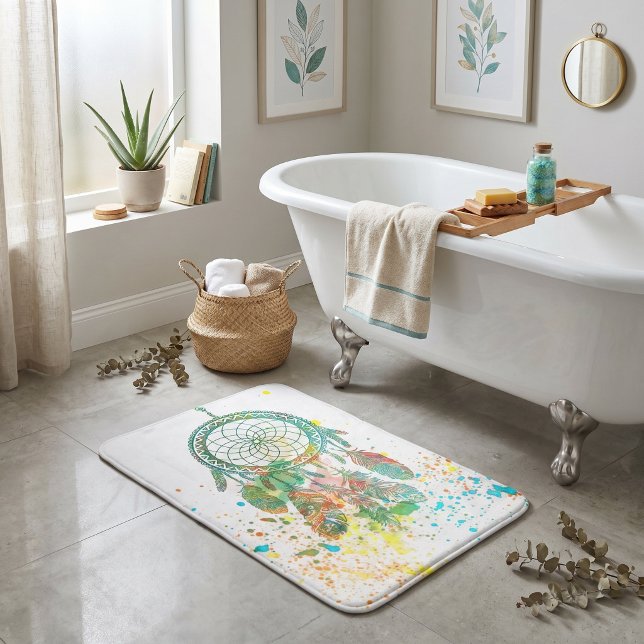 Alfombrilla De Baño Atrapasueños salpicado (Subido por el creador)