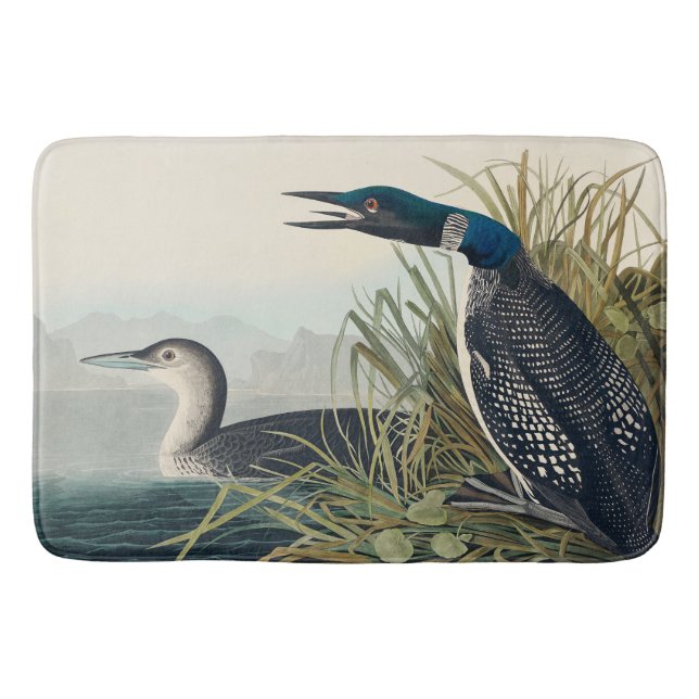Alfombrilla De Baño Audubon Bird Lodge Diver Classic (Anverso)