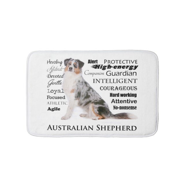 Alfombrilla De Baño Aussie Traits Bath Mat (Anverso)