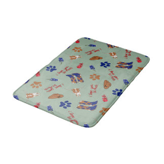 Alfombrilla De Baño Austin Texas Dog Bowl Mat - Alimentando a Mat