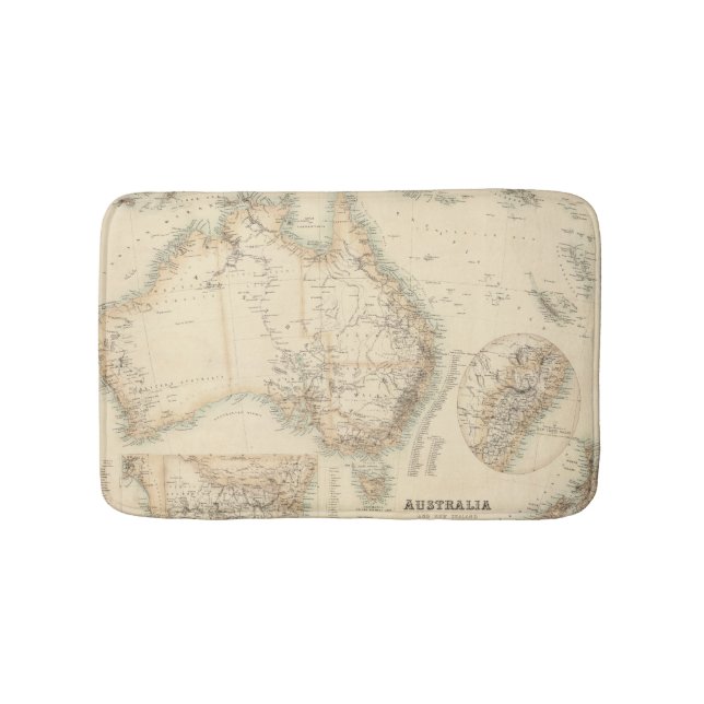 Alfombrilla De Baño Australia y Nueva Zelanda (Anverso)
