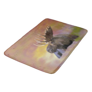 Alfombrilla De Baño Autumn Bull Moose