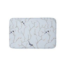 Alfombrilla De Baño Aves de Invierno