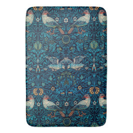 Alfombrilla De Baño Aves (Patrón Floral Vintage) (de William Morris)