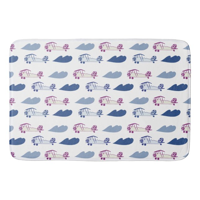 Alfombrilla De Baño Avión de juguetes Bath Mat (Anverso)