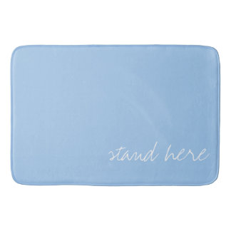 Alfombrilla De Baño azul de bebé personalizado