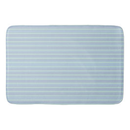 Alfombrilla De Baño Azul Estriado Brillante Moderno