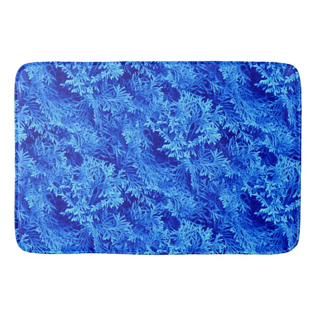 Alfombrilla De Baño Azul Fir (Anverso)