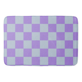 Alfombrilla De Baño Azul y lavanda suaves y bajo control