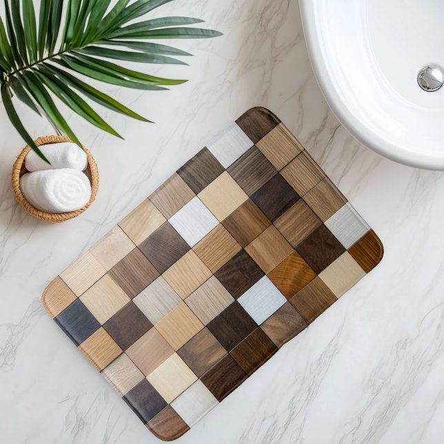 Alfombrilla De Baño Azulejo de Madera Imitación (Subido por el creador)