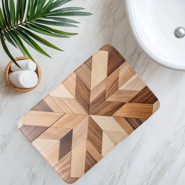 Alfombrilla De Baño Azulejo de Madera Imitación (Subido por el creador)