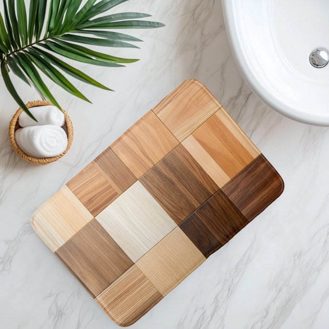 Alfombrilla De Baño Azulejo de Madera Imitación (Subido por el creador)