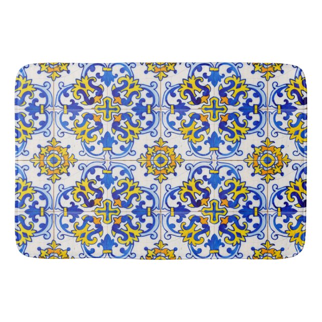 Alfombrilla De Baño Azulejo Tradicional Portugués (Anverso)