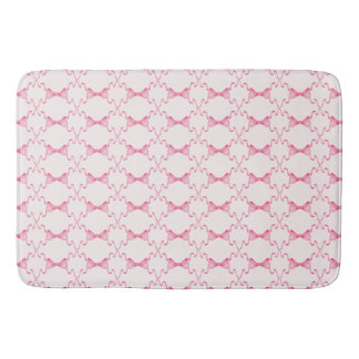 Alfombrilla De Baño Baby Bow Trellis Pink Bella Ribbon