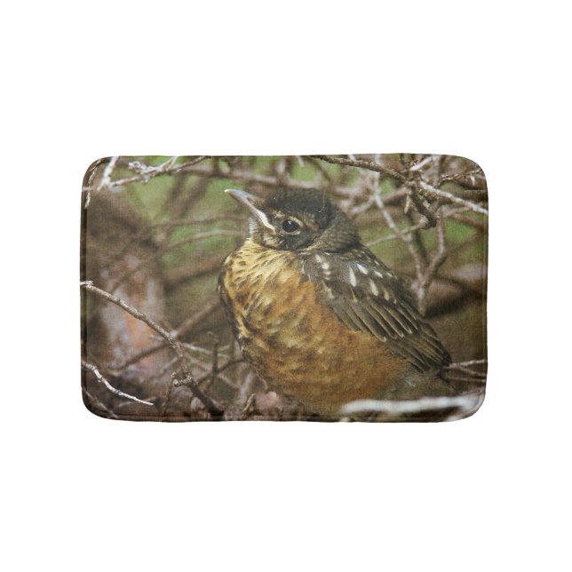Alfombrilla De Baño Baby Robin (Anverso)