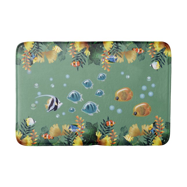 Alfombrilla De Baño Bajo el mar (Anverso)