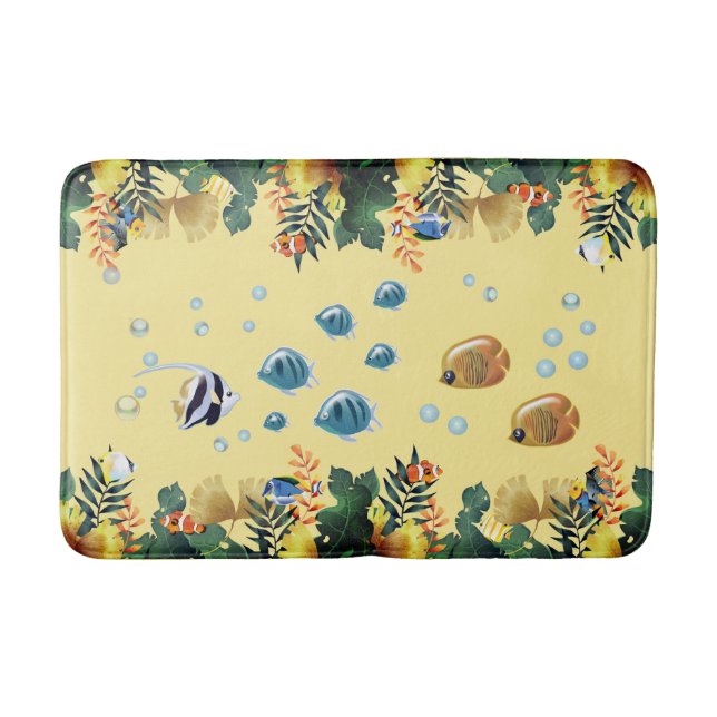 Alfombrilla De Baño Bajo el mar (Anverso)