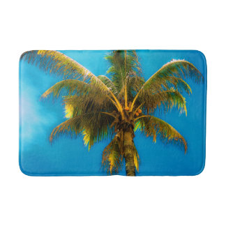 Alfombrilla De Baño Bajo la palma de coco