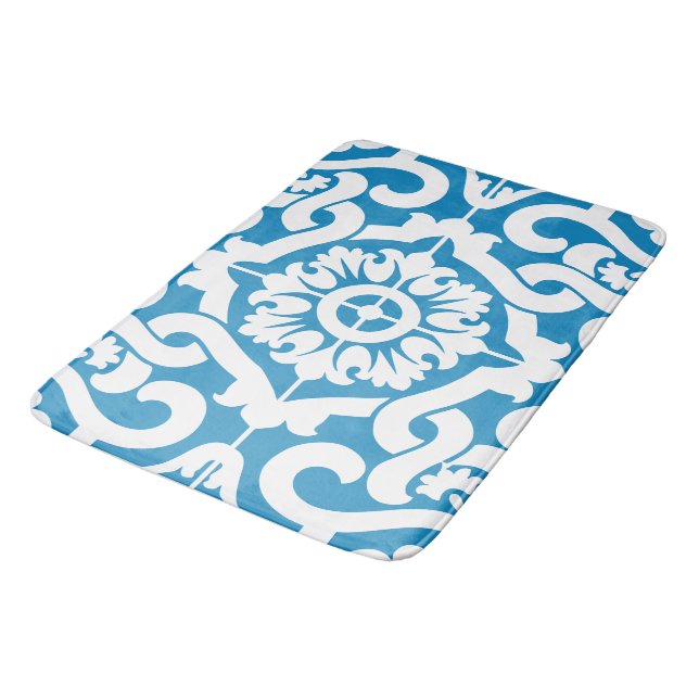Alfombrilla De Baño Baldosas azules de Portugal 1 (Angular)