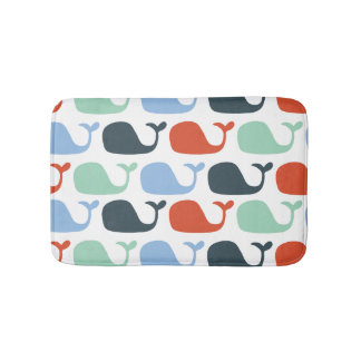 Alfombrilla De Baño Ballenas acuáticas náuticas