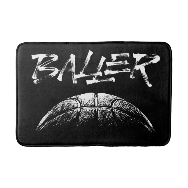 Alfombrilla De Baño Baller (baloncesto) (Anverso)