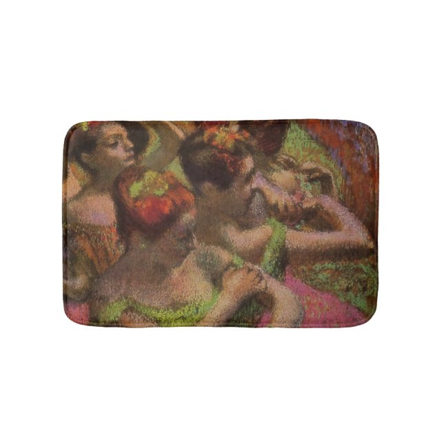 Alfombrilla De Baño Ballerinas Adjusting Their Dresses (Edgar Degas) (Anverso)