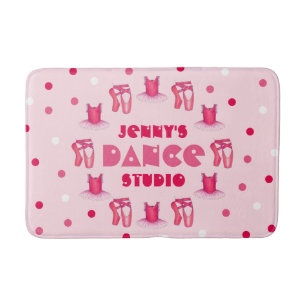 Alfombrilla De Baño Ballet rosa Pointe Shoes Tutu Ballerina Dance