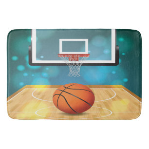 Alfombrilla De Baño Baloncesto Diseño Bath Mat